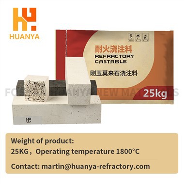 Corundum Mullite Teasfhulangach Castable